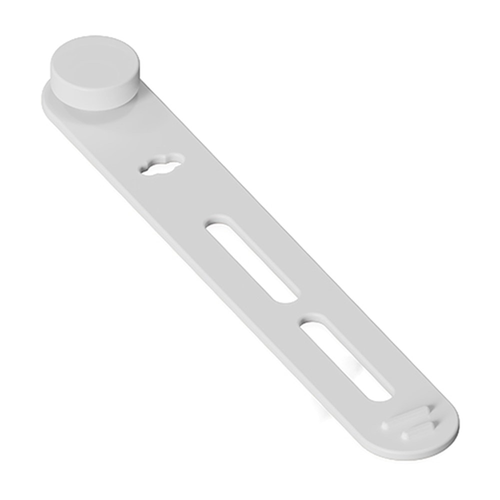 Siliconen kabelhouder (5-pack) wit