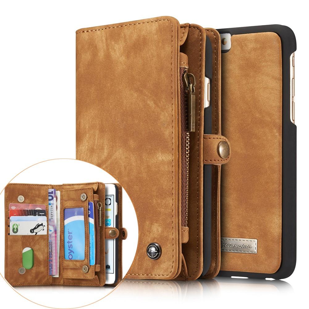 Multi-slot Hoesje iPhone 6/6S Bruin