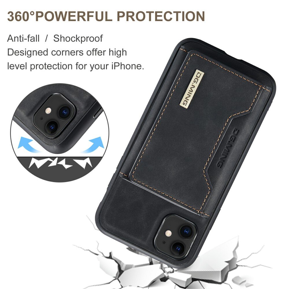 Magnetic Card Slots Case iPhone 11 Zwart