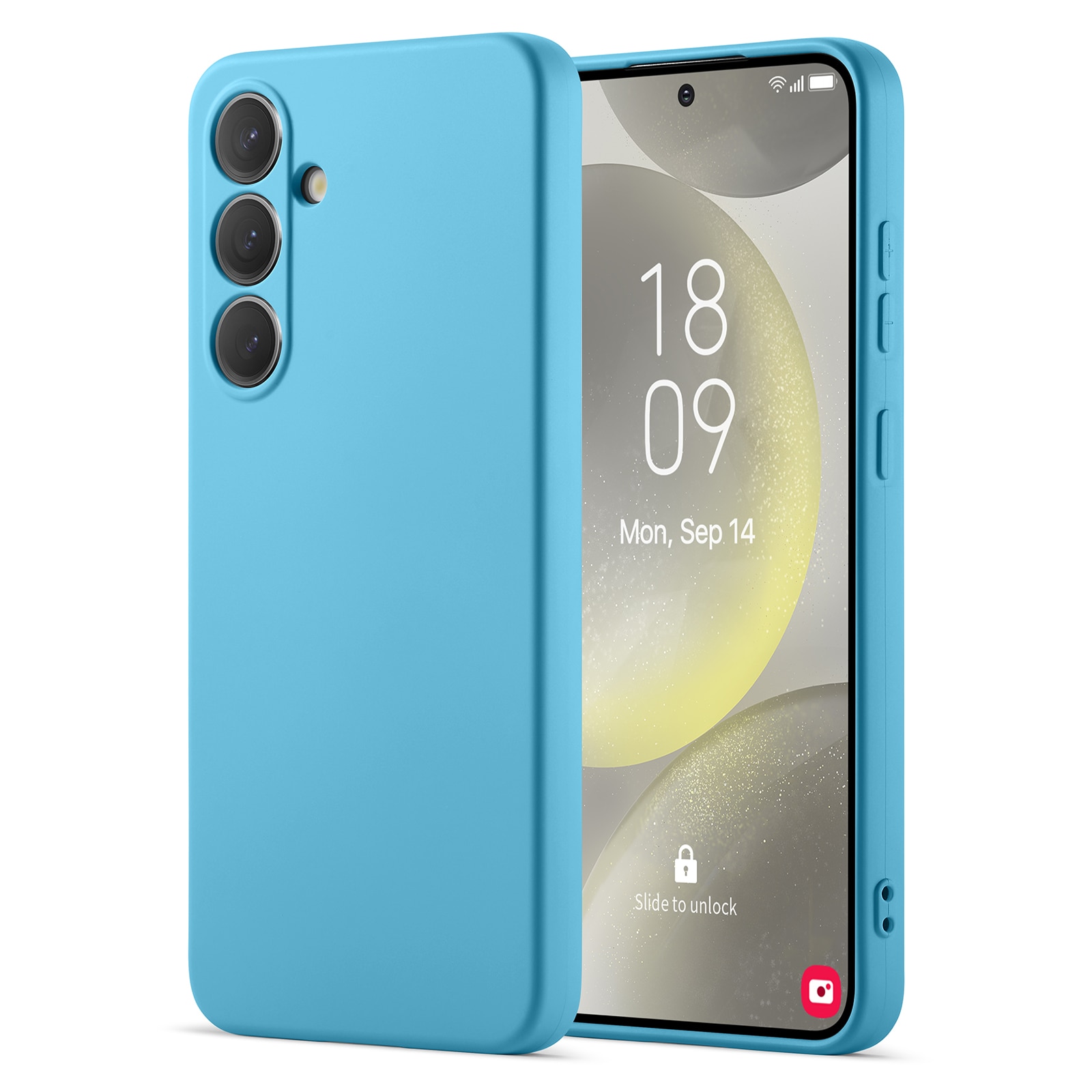 Samsung Galaxy S24 FE TPU Case Blauw