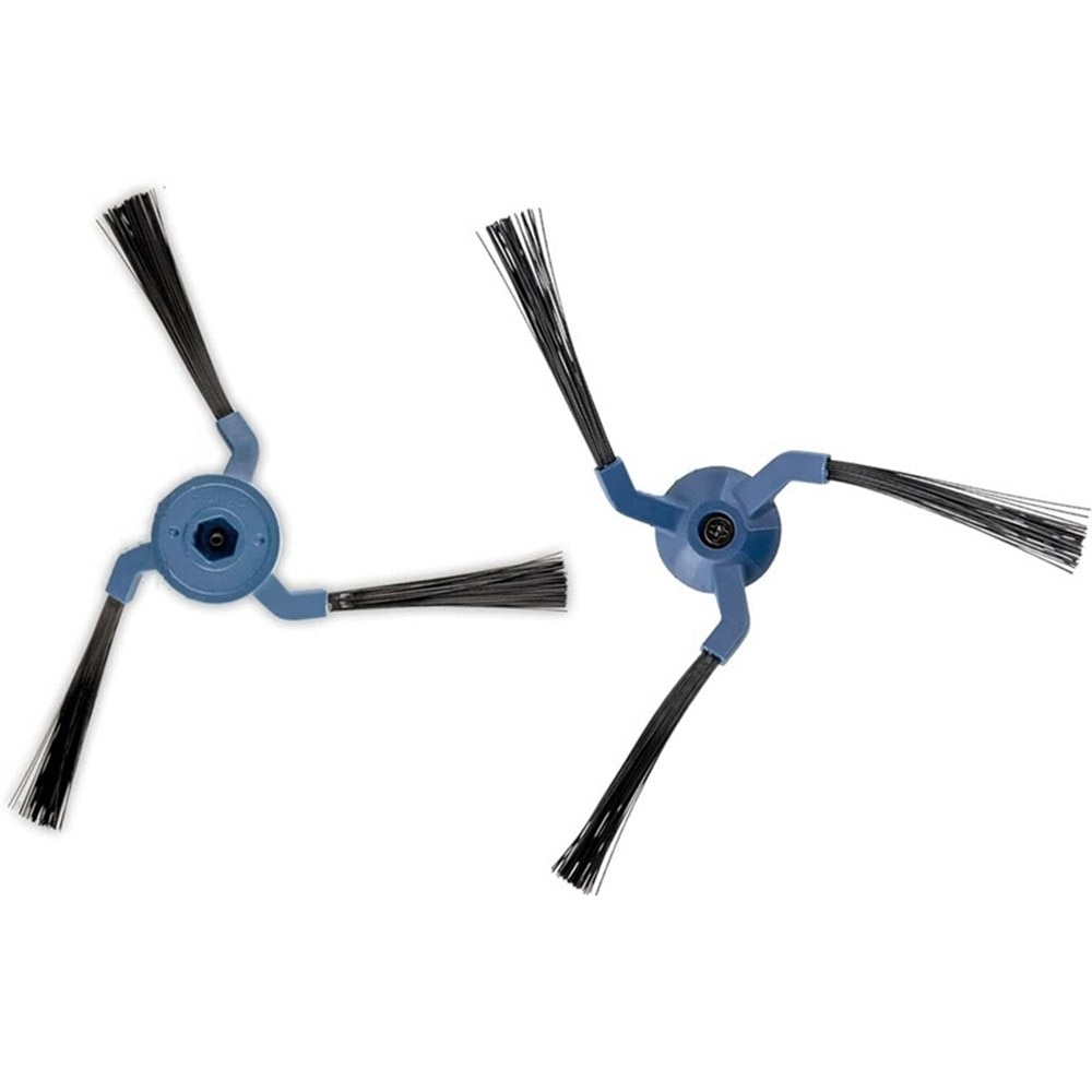 2-pack Zijborstels Eufy X10 Pro Omni Zwart