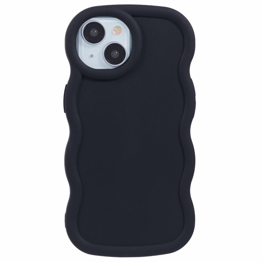 iPhone 13 Wavy Edge TPU Hoesje Zwart