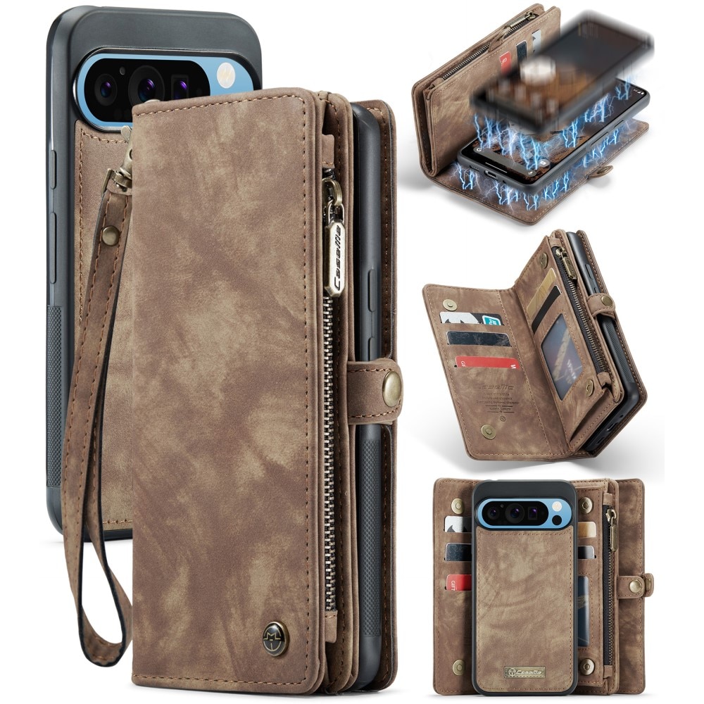 Multi-slot Hoesje Google Pixel 9 Pro XL Bruin