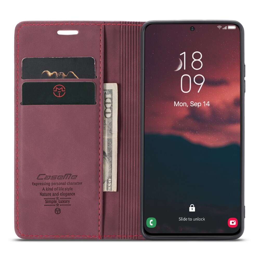 Slim Bookcover Hoesje Samsung Galaxy S23 Rood