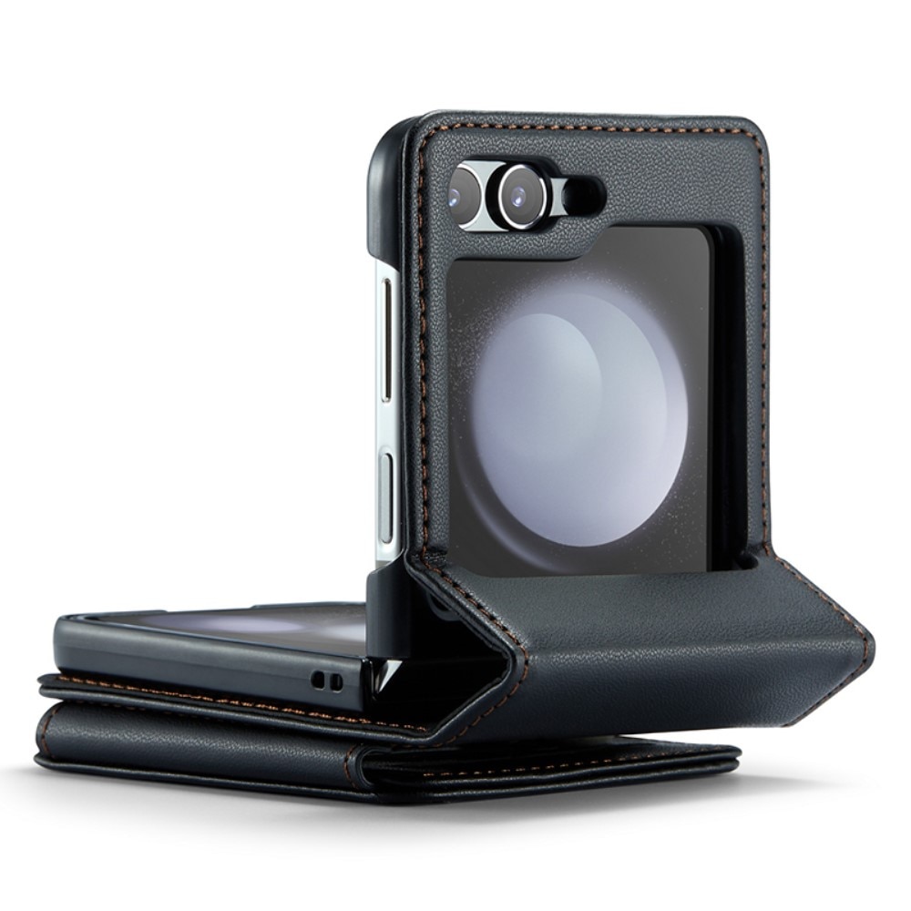 RFID blocking Portemonnee hoesje Samsung Galaxy Z Flip 6 zwart