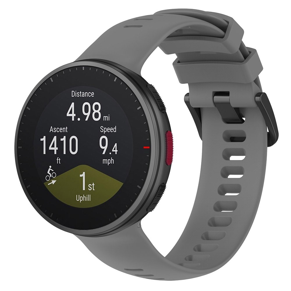 Polar Vantage V2 Siliconen bandje Grijs