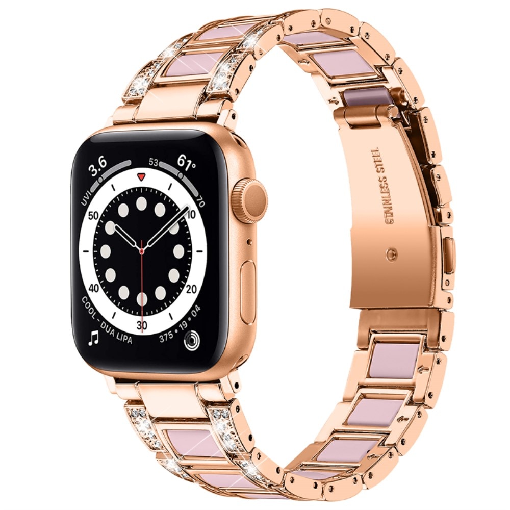 Apple Watch SE 40mm Diamond Bracelet Roze Rose