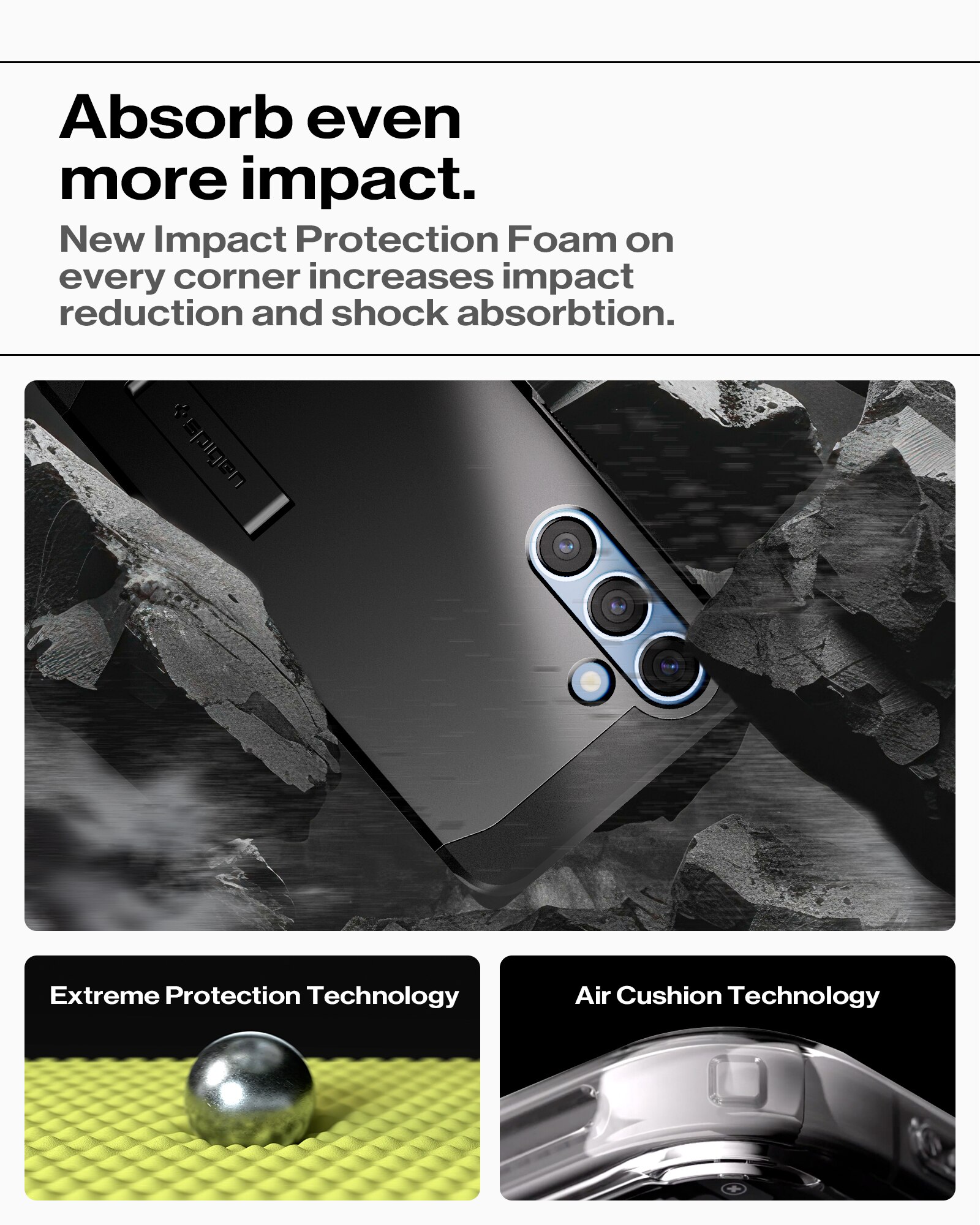 Case Tough Armor MagSafe Samsung Galaxy S25 Plus Zwart
