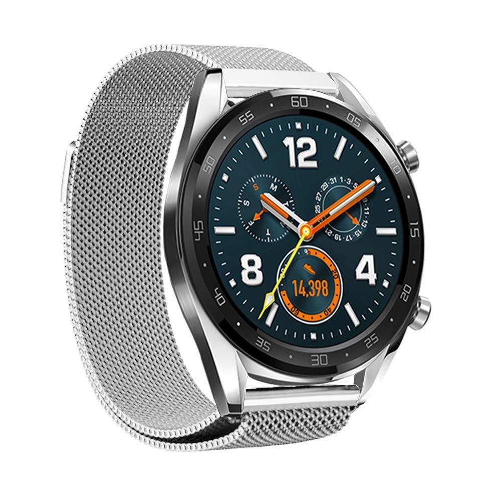Huawei Watch GT 2 46mm/Watch GT 2e/Watch GT Milanese bandje Zilver