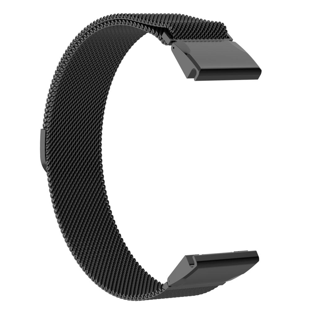 Garmin Approach S70 47mm Milanese bandje Zwart