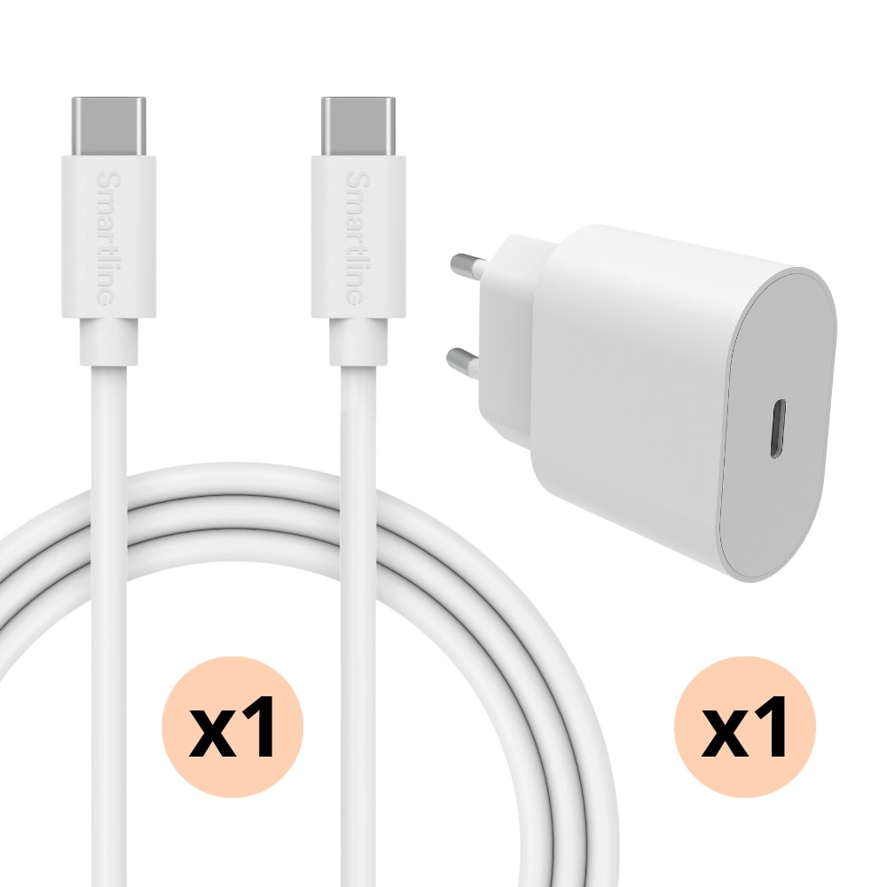 Complete oplader voor Motorola Razr 50 Ultra -  2 meter kabel & adapter USB-C
